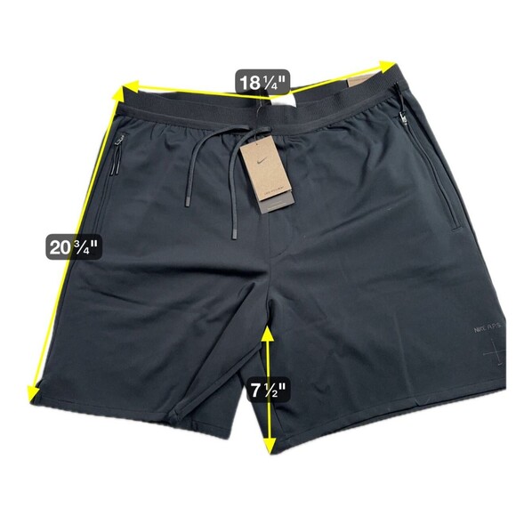 Nike A.P.S. 6" Dri-Fit ADV Versatile Black Shorts FV8698-010 Mens XL TALL NEW - Picture 2 of 16